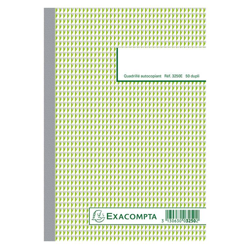 EXACOMPTA Manifold "Quadrillé", 148 mm x 210 mm, dupli