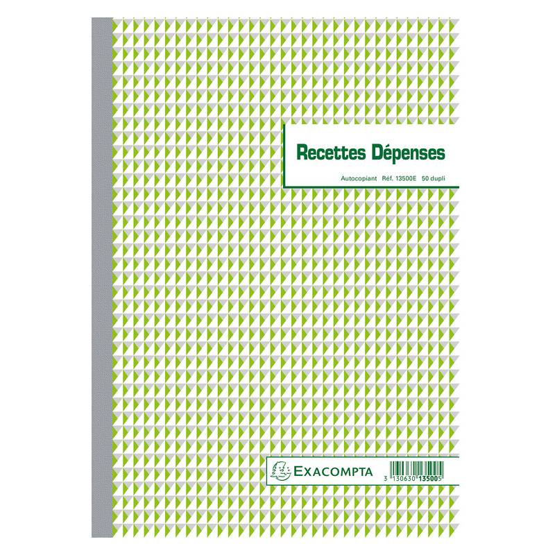 EXACOMPTA Manifold "Recettes et Dépenses", 297 x 210 mm