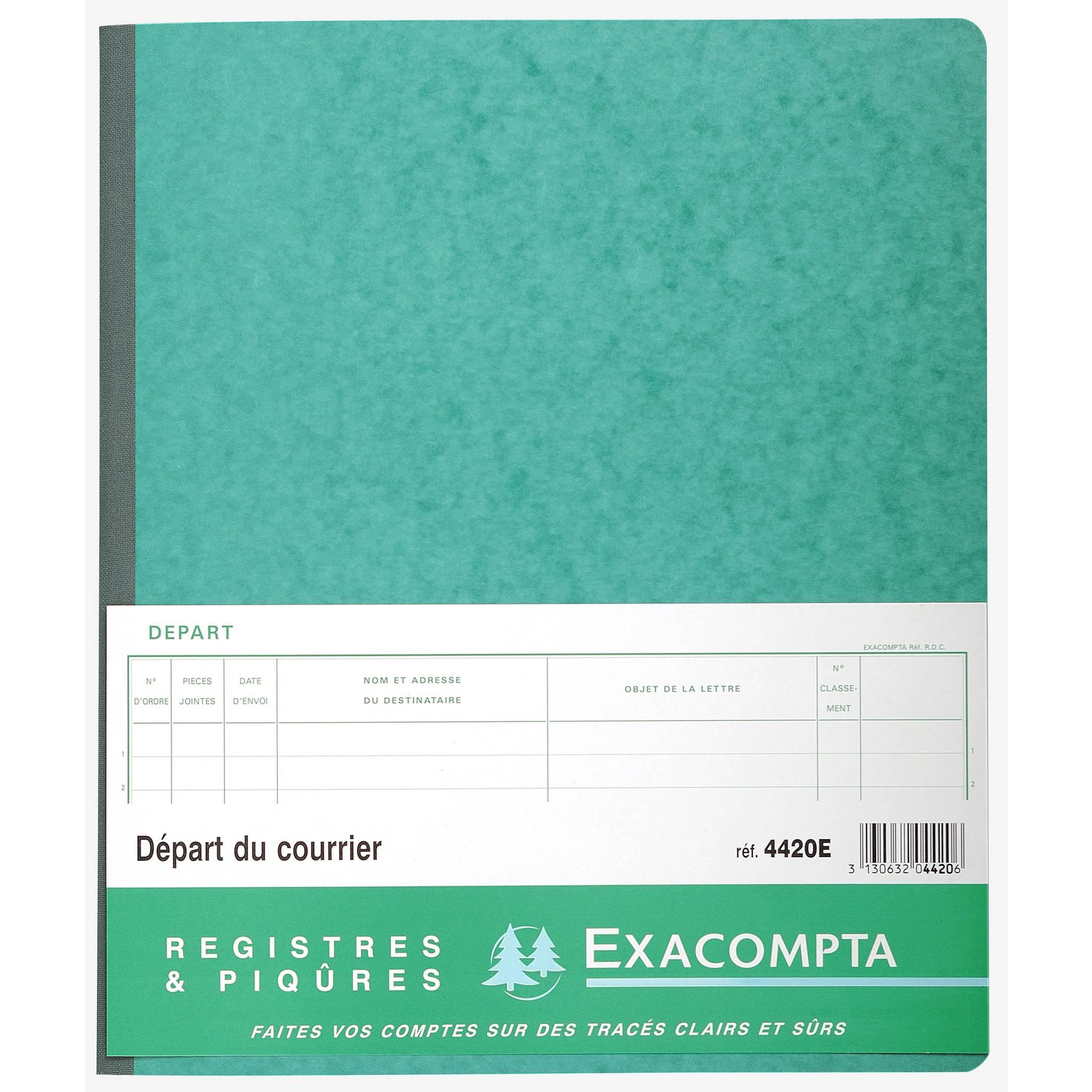 Exacompta Heft für Postausgang 32x27cm 80S - Farben sortiert - 4420E