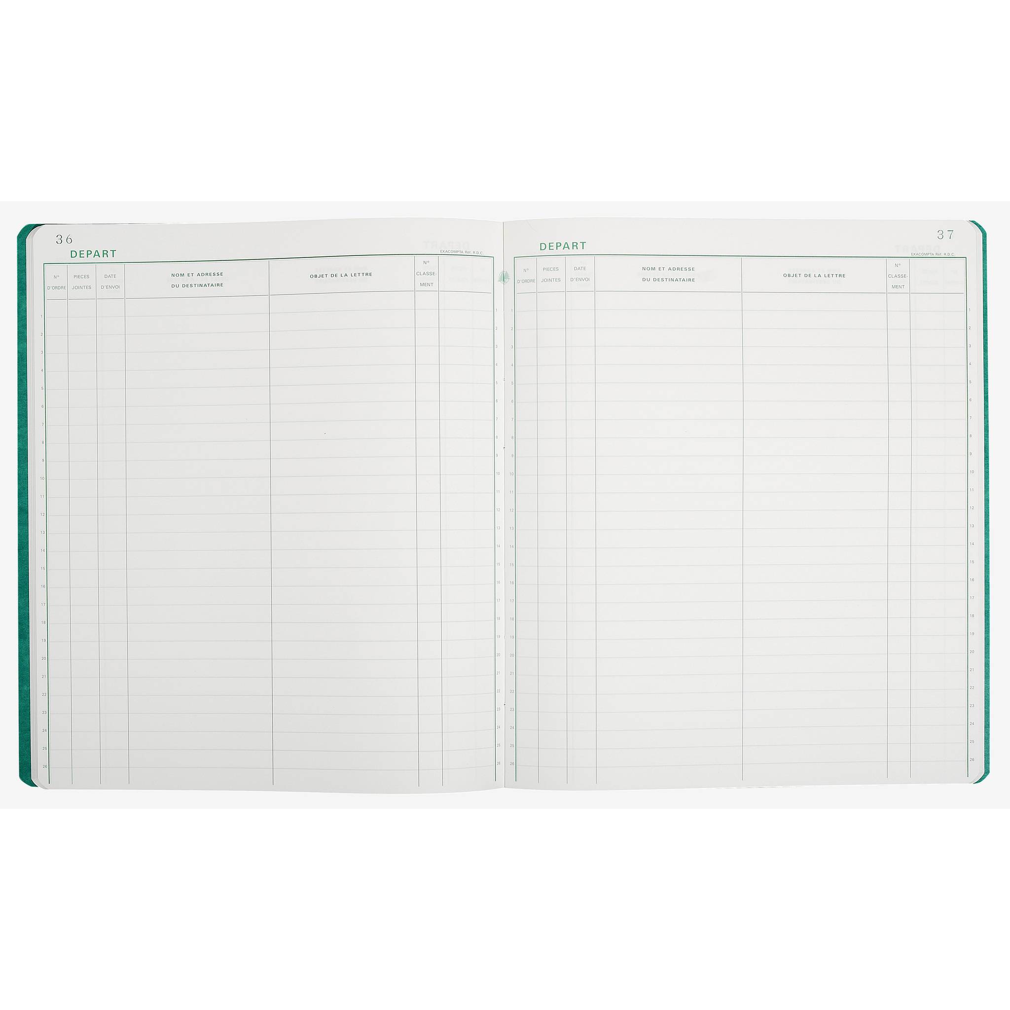 Exacompta Heft für Postausgang 32x27cm 80S - Farben sortiert - 4420E