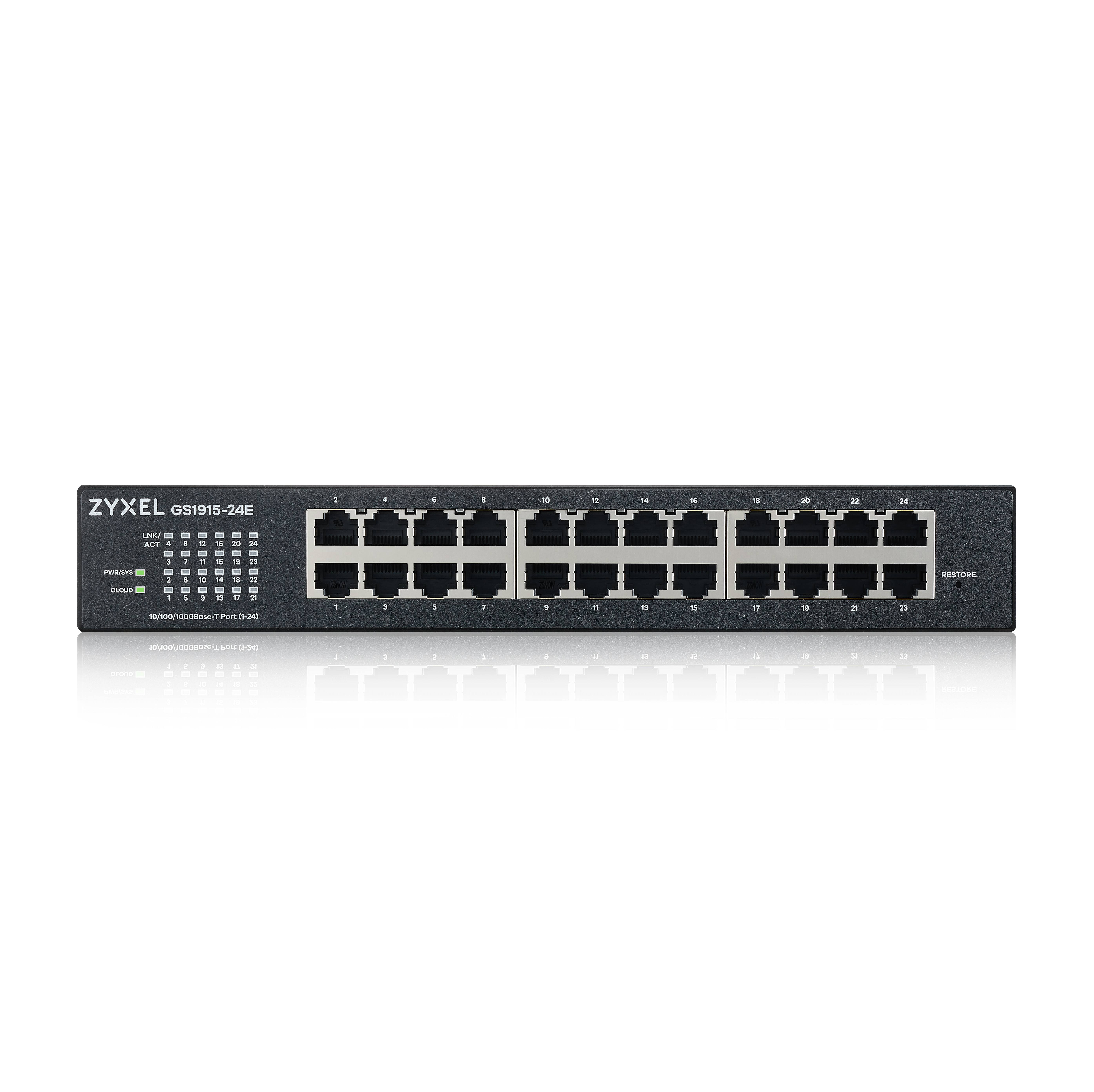 ZyXEL GS1915 Series GS1915-24E - Switch - kompatibel mit NebulaFLEX