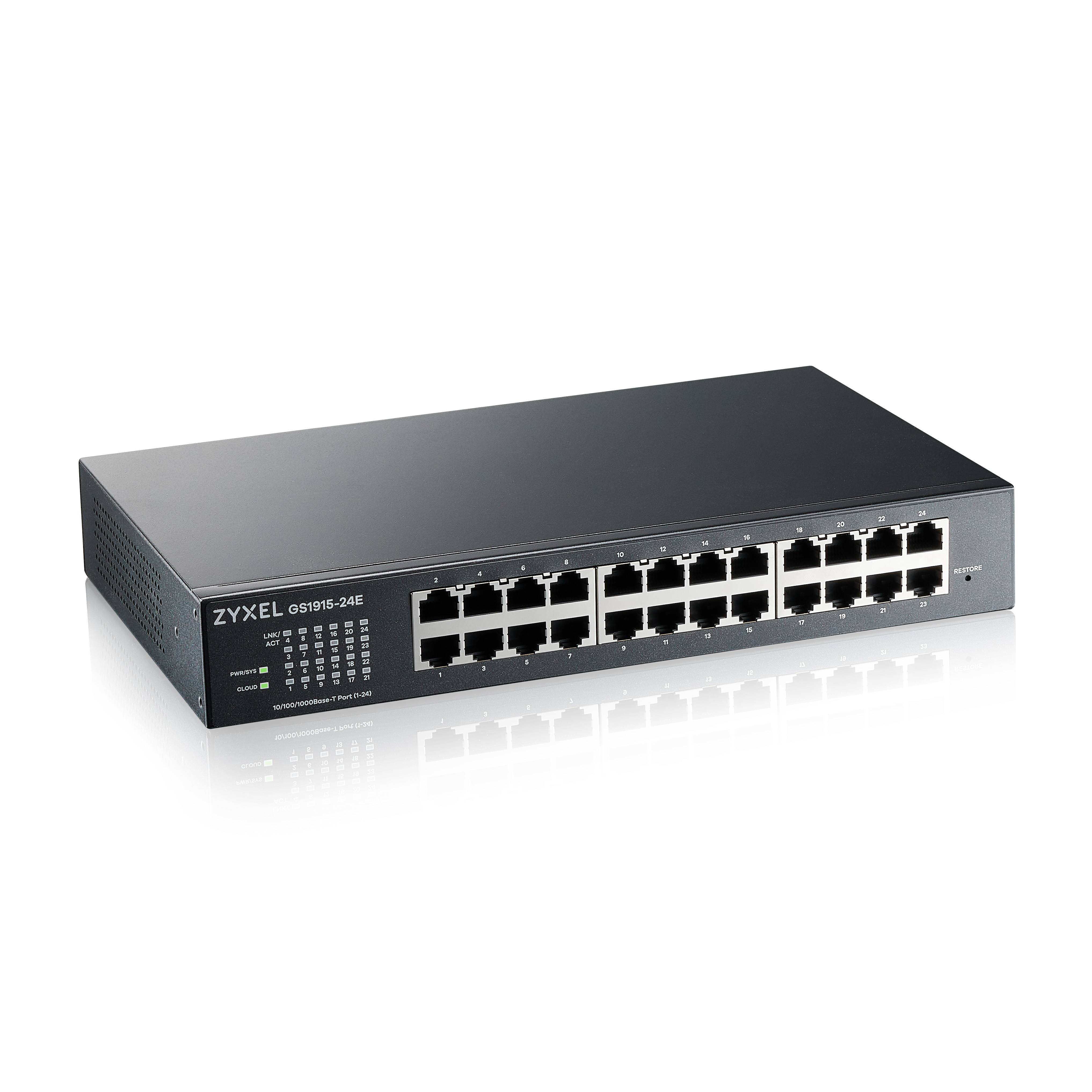 ZyXEL GS1915 Series GS1915-24E - Switch - kompatibel mit NebulaFLEX