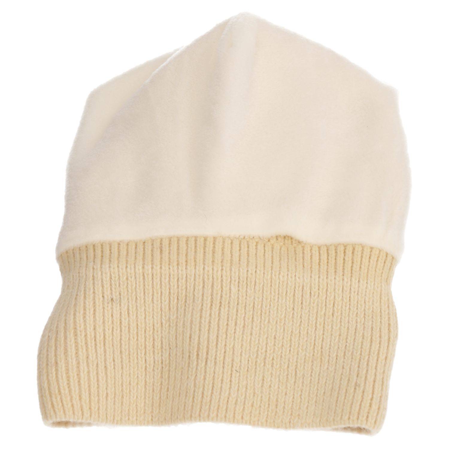 Wintermütze weicher Warmer Grobstrick Beanie Mütze Strickmütze Herren Damen Unisex Cremeweiß