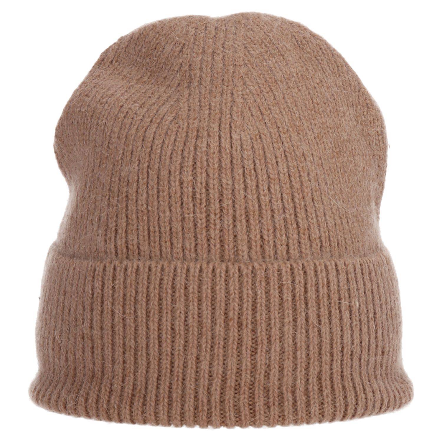 Wintermütze weicher Warmer Grobstrick Beanie Mütze Strickmütze Herren Damen Unisex Braun