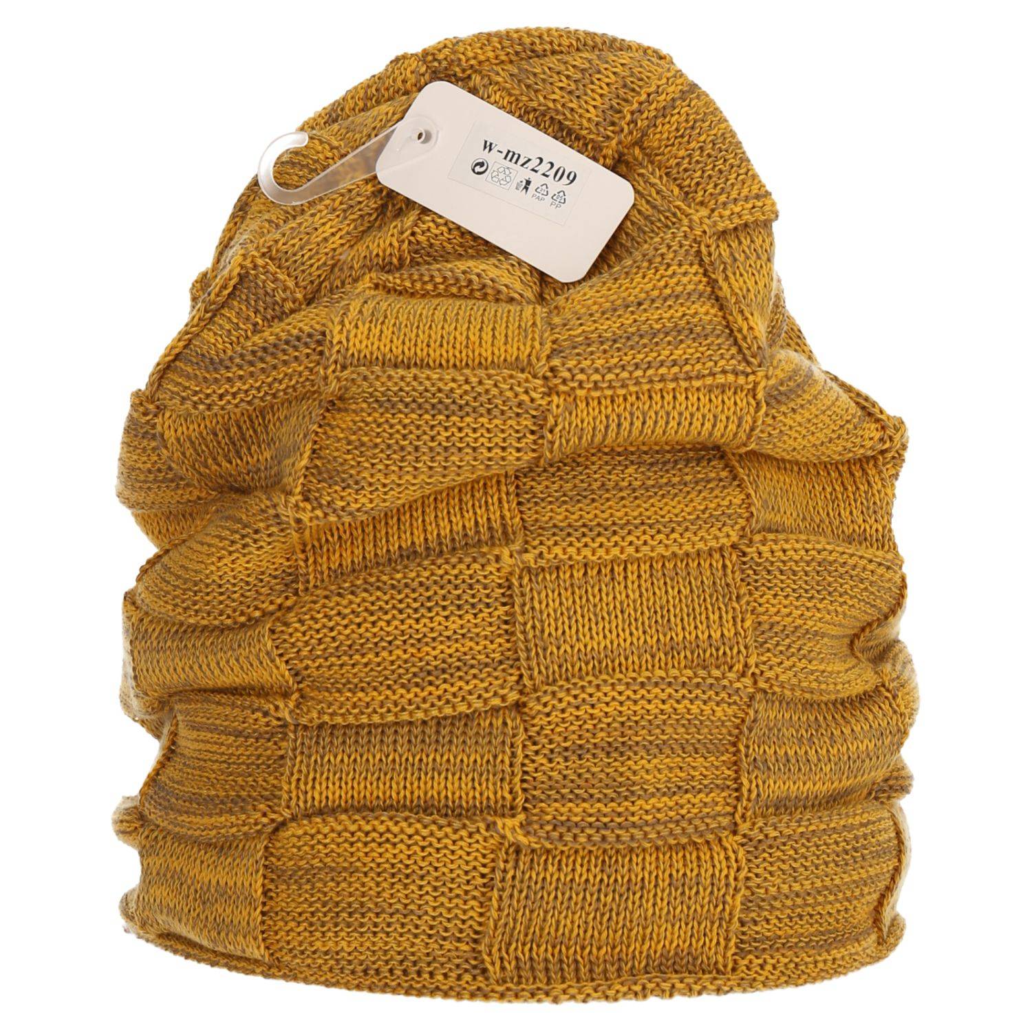 Wintermütze warm Winter Mütze Strick-Mütze Beanie-Mütze One-Size Herren Damen Unisex Gelb