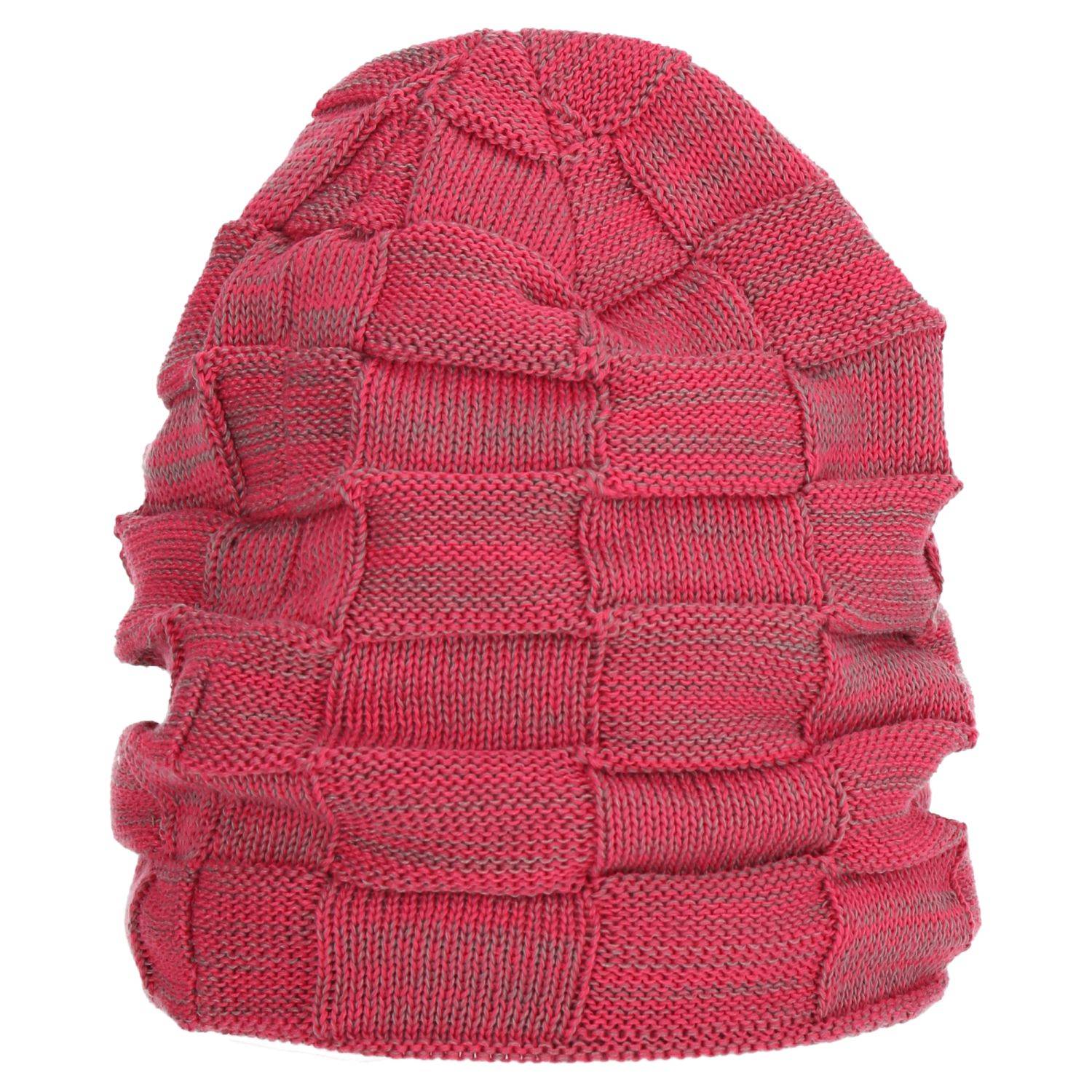 Wintermütze warm Winter Mütze Strick-Mütze Beanie-Mütze One-Size Herren Damen Unisex Pink