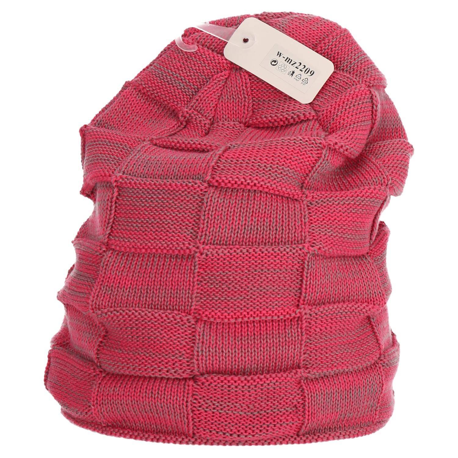 Wintermütze warm Winter Mütze Strick-Mütze Beanie-Mütze One-Size Herren Damen Unisex Pink