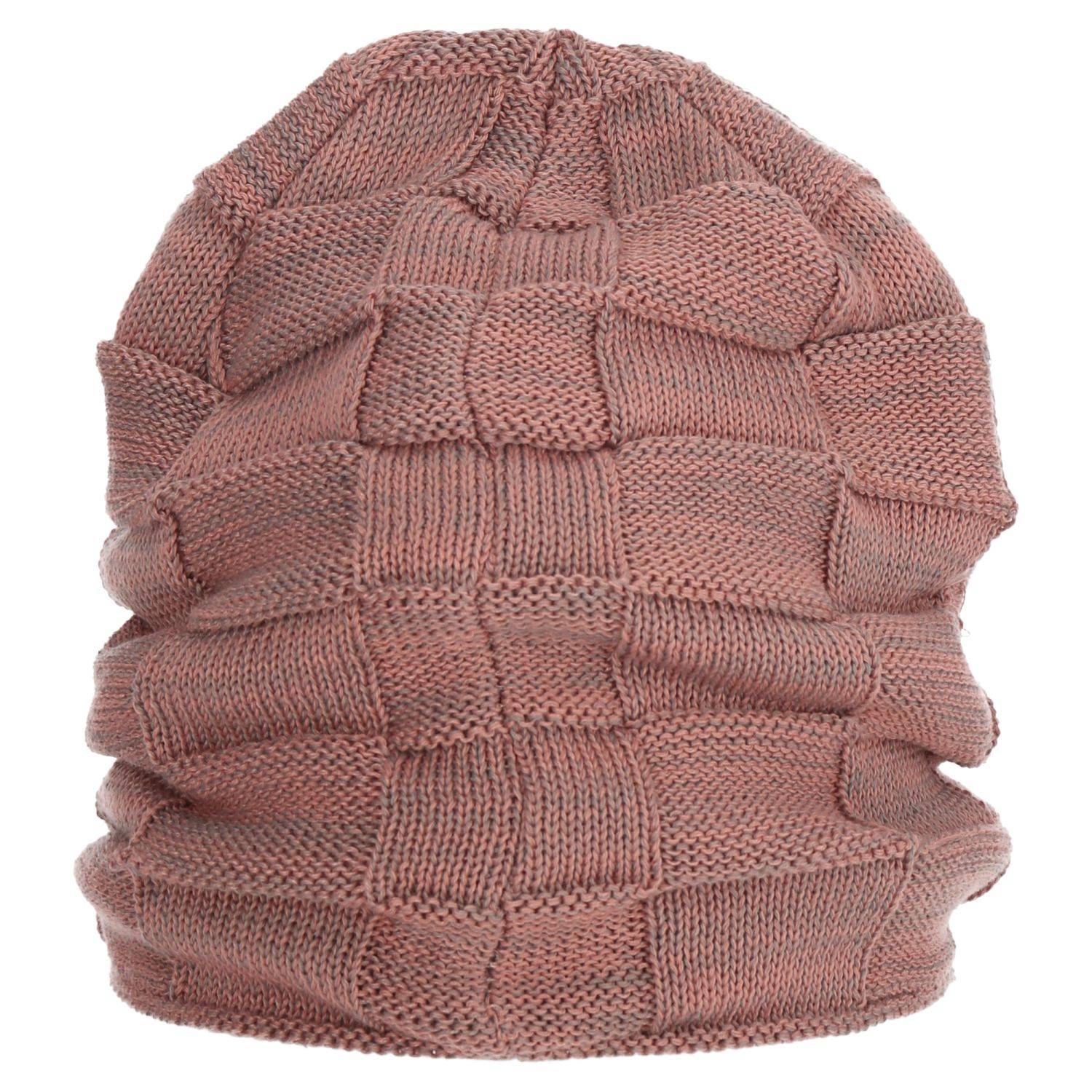 Wintermütze warm Winter Mütze Strick-Mütze Beanie-Mütze One-Size Herren Damen Unisex Rosa