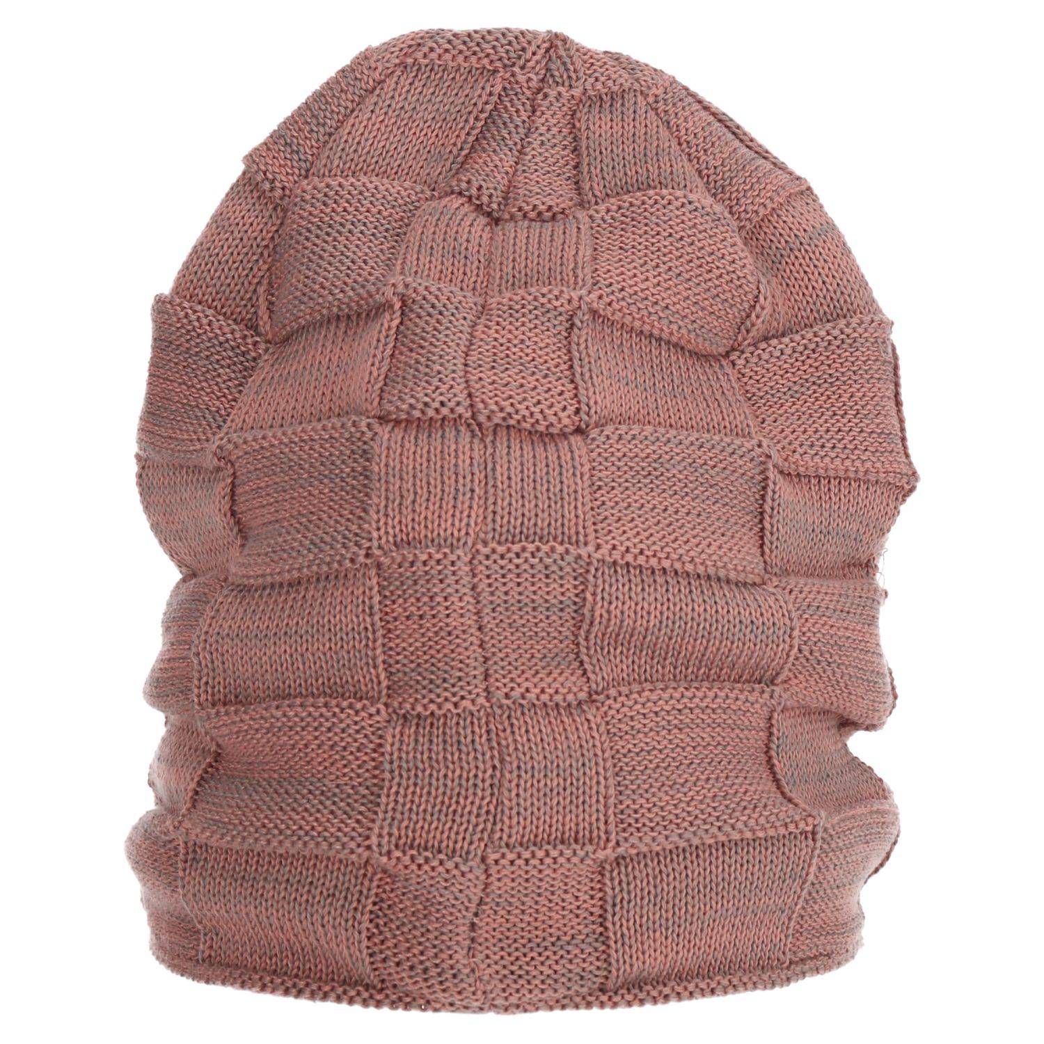 Wintermütze warm Winter Mütze Strick-Mütze Beanie-Mütze One-Size Herren Damen Unisex Rosa