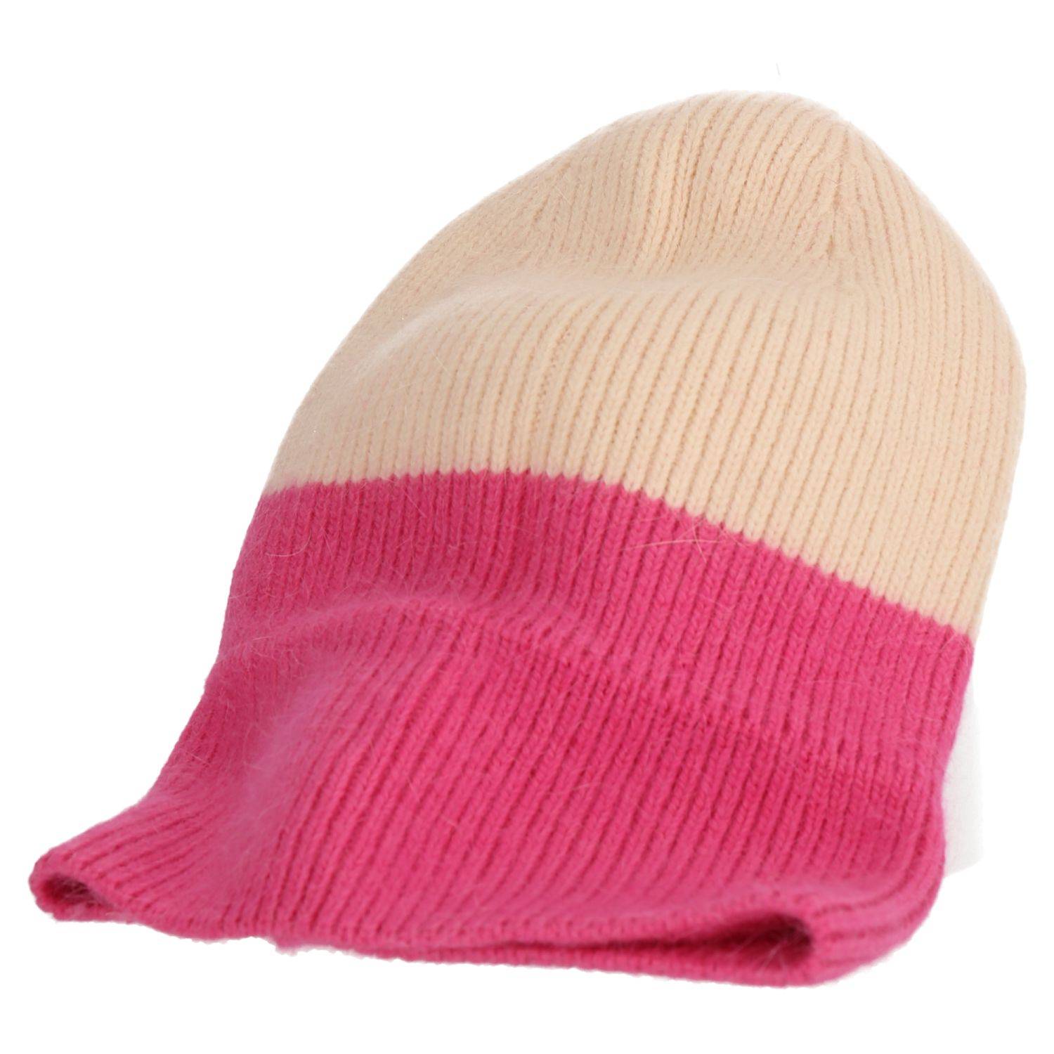 Wintermütze warm Winter Mütze Strick-Mütze Beanie-Mütze One-Size Herren Damen Unisex Pink