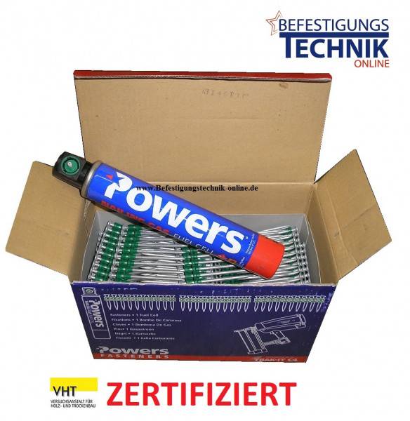 Betonnägel 3,7x55mm HD für gleitender Deckenanschluss Powers C4 Würth Diga CSM-1 VHT zertifiziert