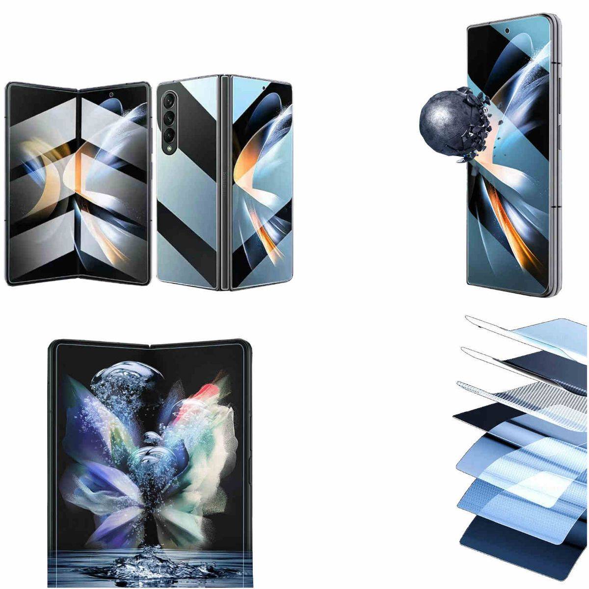 3 Stück Hydrogel Folie für Samsung Galaxy Z Fold4 5G Full Screen Protector Zubehör