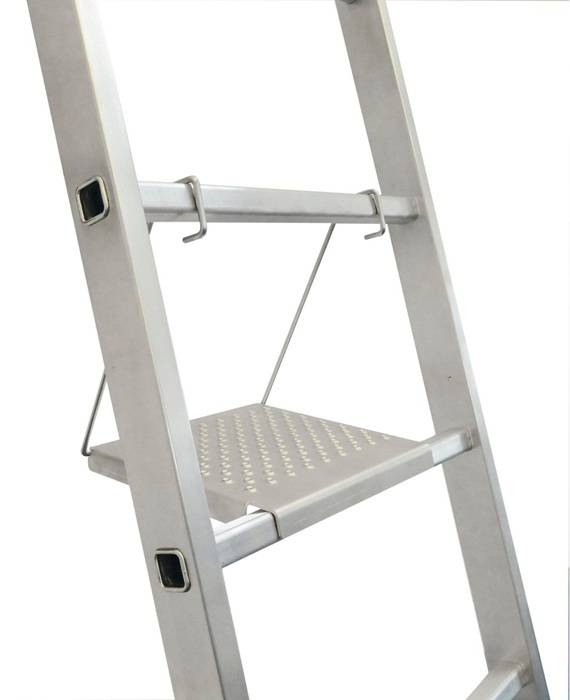 Einhängeplattform max.Belastung 150kg Abm.275x260mm f.4kt-Sprossenleitern ZARGES