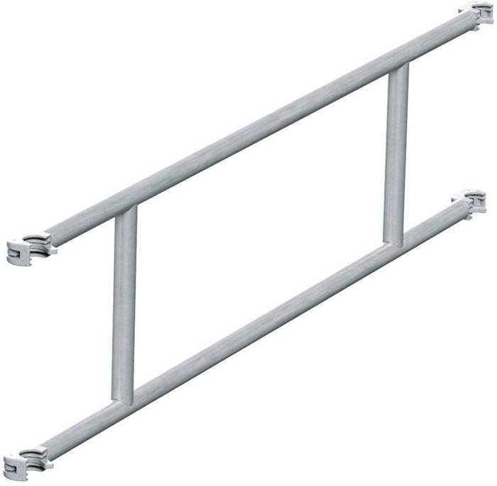 Geländer f.Gerüst-L.1,8m H.0,48m G.5,3kg Alu. f.PaxTower ZARGES