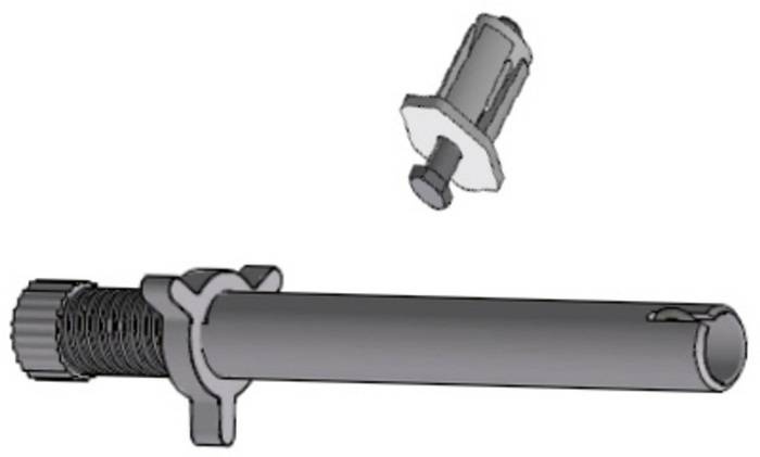 Rollendadapter Verstellebereich 6,5cm f.PaxTower ZARGES