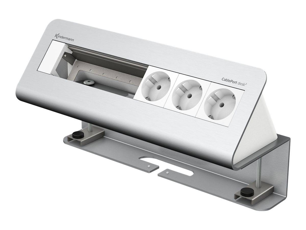 Kindermann CablePort desk² 6-fold - Steckdosengehäuse