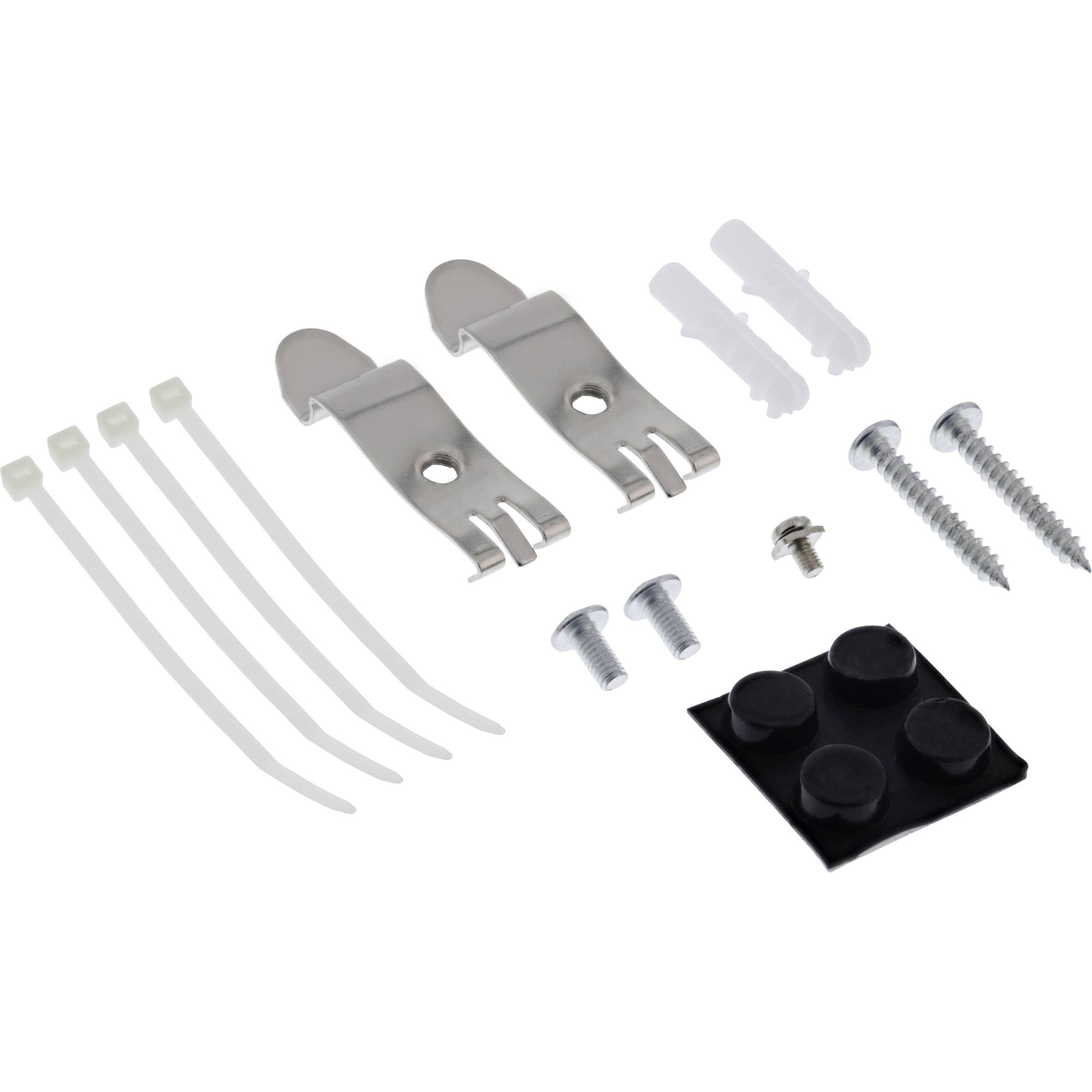 INLINE - Patchfeld-Dose Aufputz für 4x Keystone RJ45 - Metall - schwarz RAL9005