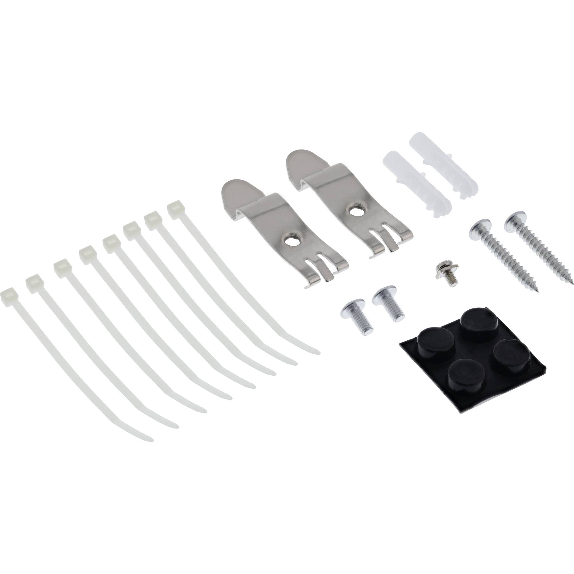 INLINE - Patchfeld-Dose Aufputz für 8x Keystone RJ45 - Metall - lichtgrau RAL7035