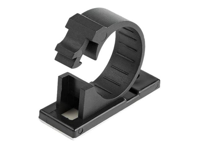 StarTech.com 100 Selbstklebende Kabelklemmen Groß - PC Kabelmanagement/Kabelhalterung - Kabel Organisator - Netzwerk/USB