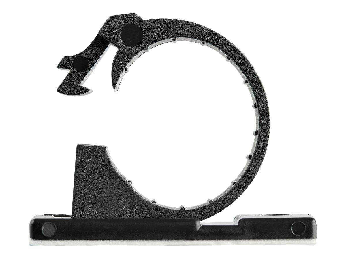 StarTech.com 100 Selbstklebende Kabelklemmen Groß - PC Kabelmanagement/Kabelhalterung - Kabel Organisator - Netzwerk/USB