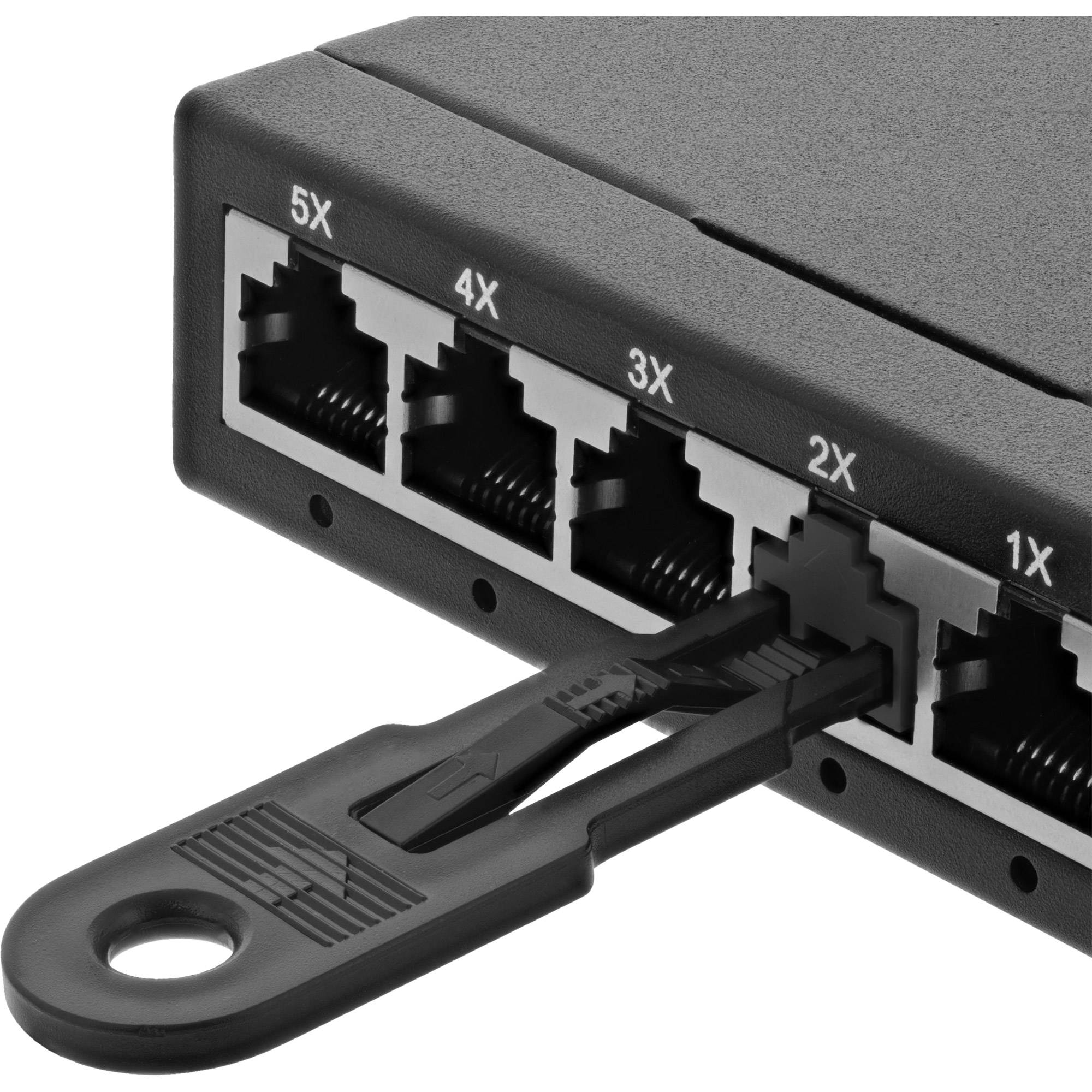 INLINE - RJ45 Portblocker - 20 Blocker Nachfüllpack - schwarz
