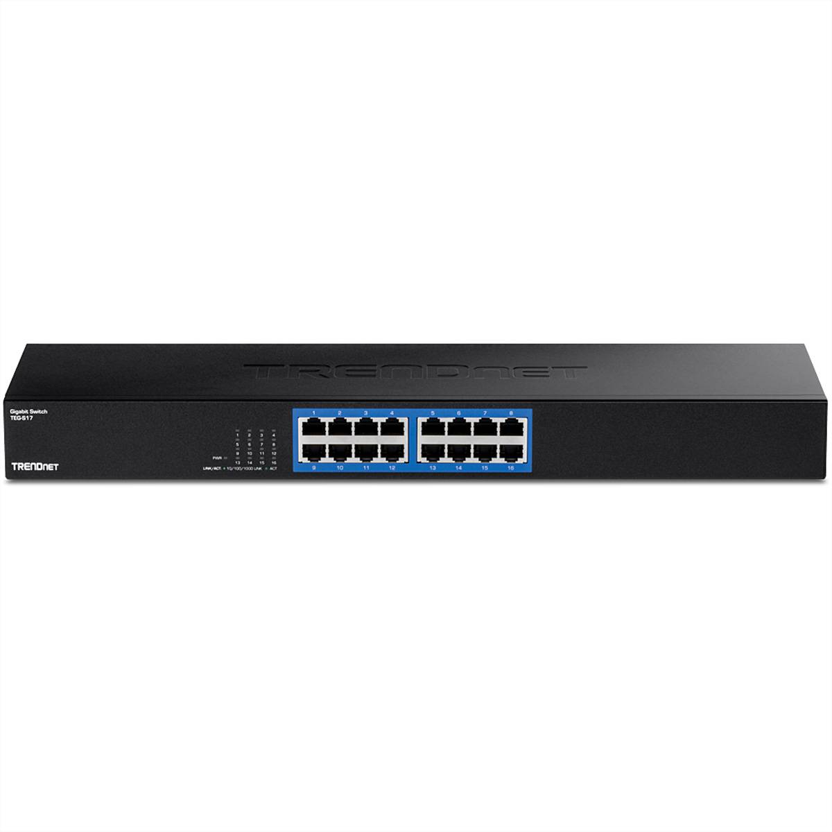 TRENDnet TEG-S17, 16-Port Gigabit Switch