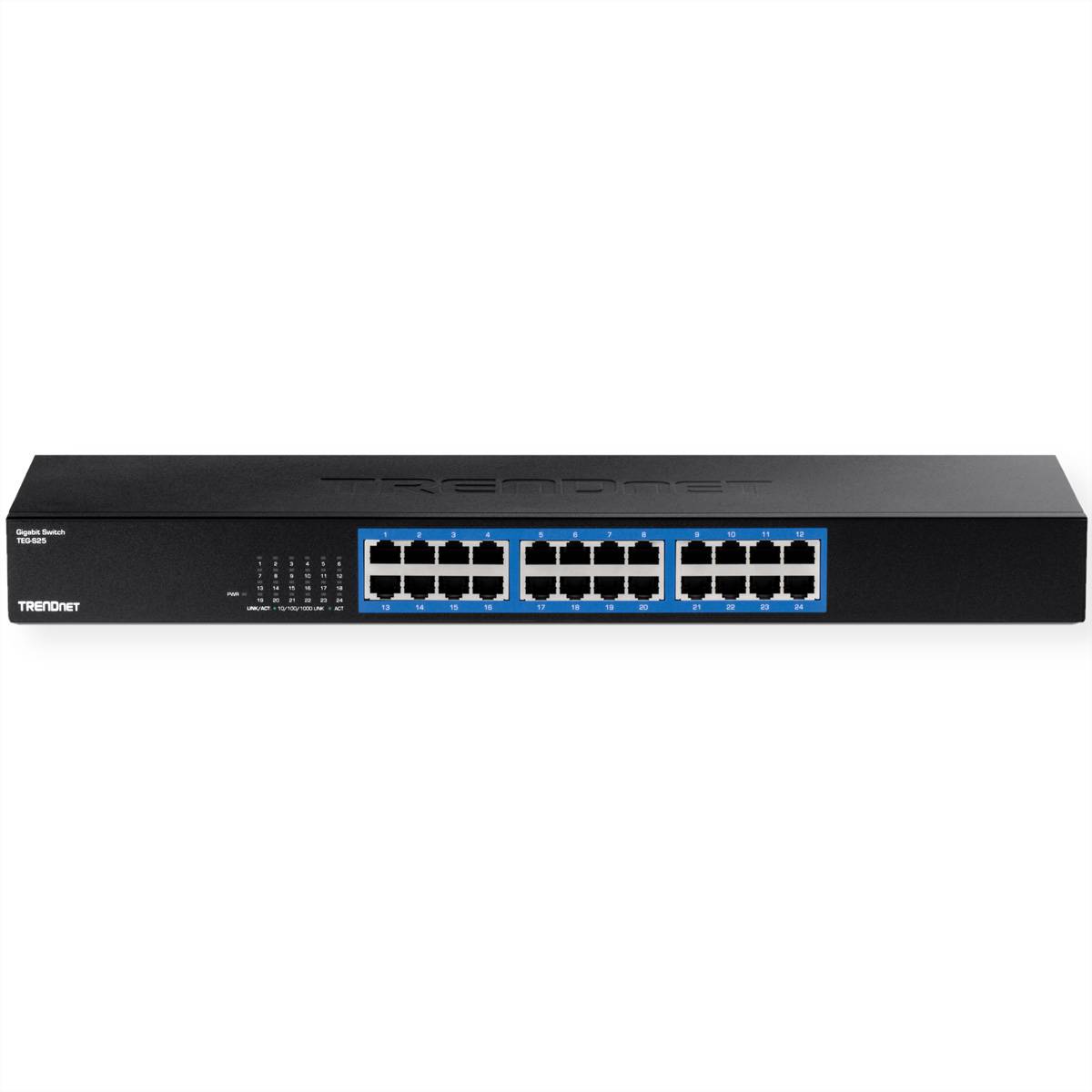 TRENDnet TEG-S25 24 Port Gigabit Rack Mount Switch