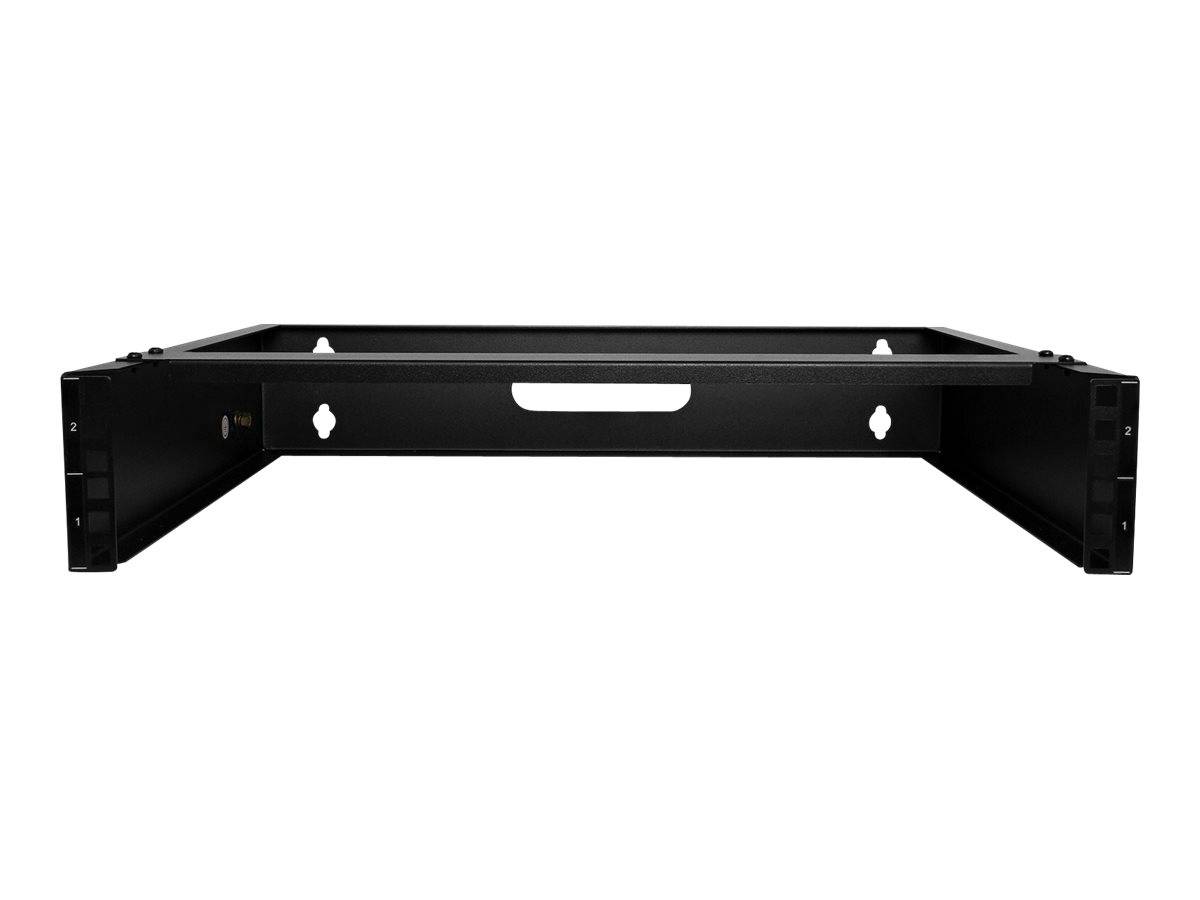 StarTech.com 2U Wall Mount Rack, 19"" Wall Mount Network Rack, 14 inch Deep (Low Profile)