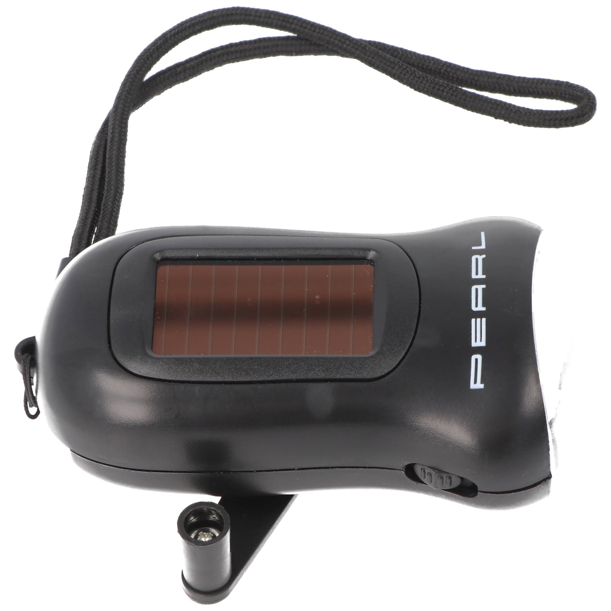 Dynamo Taschenlampe mit 3 LED, mit Ladekurbel, mit Solarladefunktion