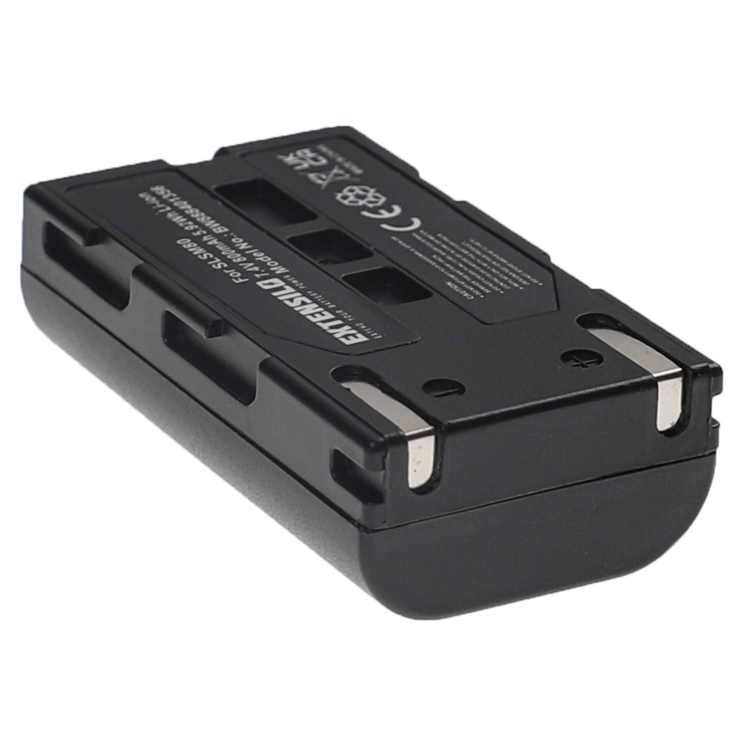 EXTENSILO 3x Akku kompatibel mit Samsung SC-D357, SC-D355, SC-D354, SC-D353, SC-D352, SC-D351 Videokamera Camcorder (800 mAh, 7,4 V, Li-Ion)