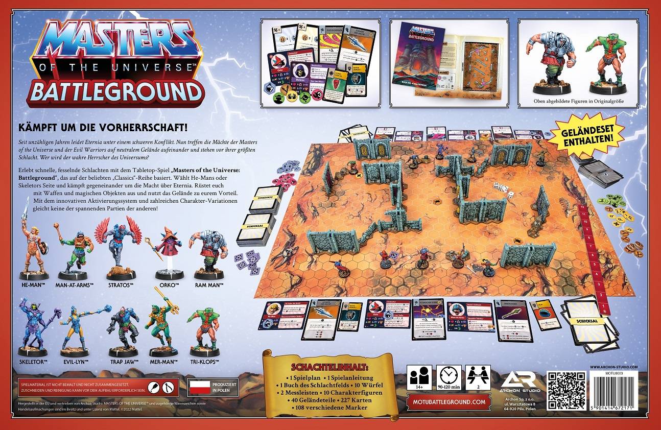Archon Studio - Masters of the Universe Battleground Starter-Set Neu & OVP