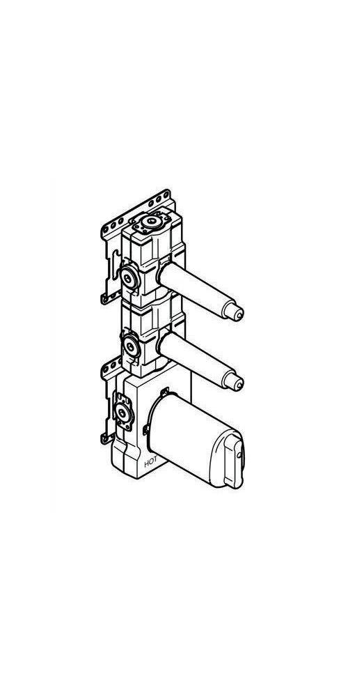 Dornbracht Dornb UP-Thermostat-Modul 3/4Z, mit 2 Ventilen