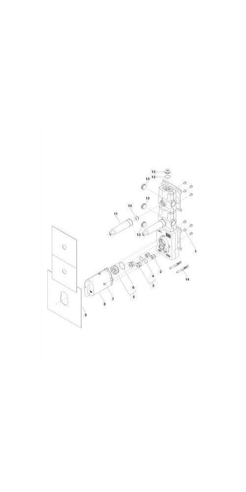Dornbracht Dornb UP-Thermostat-Modul 3/4Z, mit 2 Ventilen
