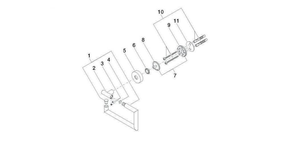 Dornbracht Dornb Papierrollenhalter META o Deckel chr