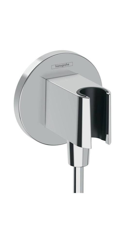 hansgrohe HG Wandanschluss FixFit S mit Brausehalter chrom