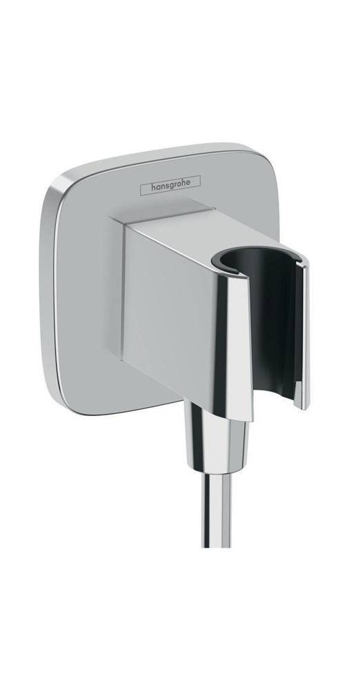 hansgrohe HG Wandanschluss FixFit Q mit Brausehalter chrom