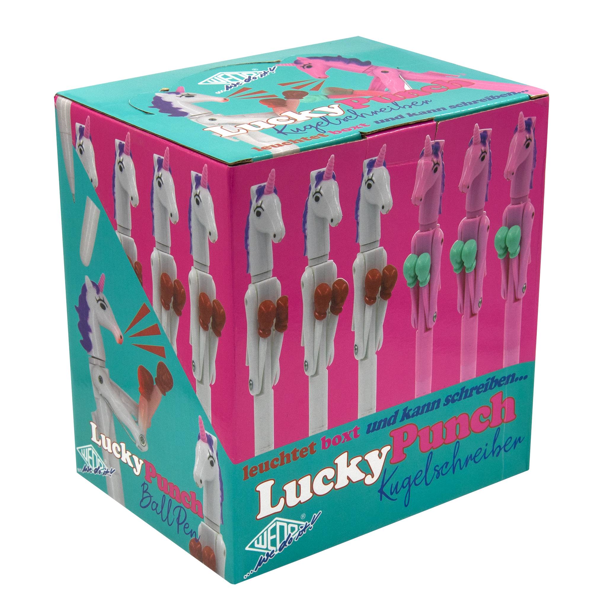 WEDO® Display Einhorn-Kugelschreiber- „Lucky Punch“