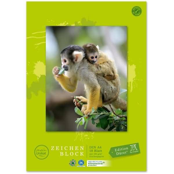 Zeichenblock Green A4 100 g/qm 18 Blatt
