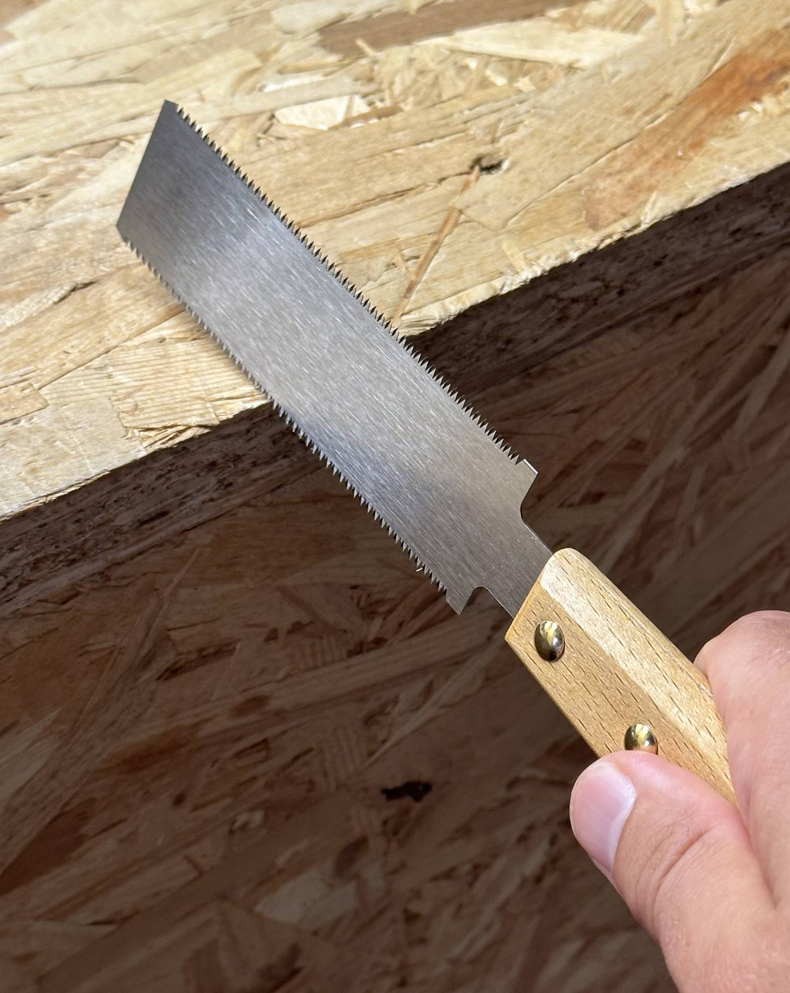 FAMEX 5512 Japansäge Ryoba Mini 120mm - 22 Zähne pro Zoll - für feinste Arbeiten