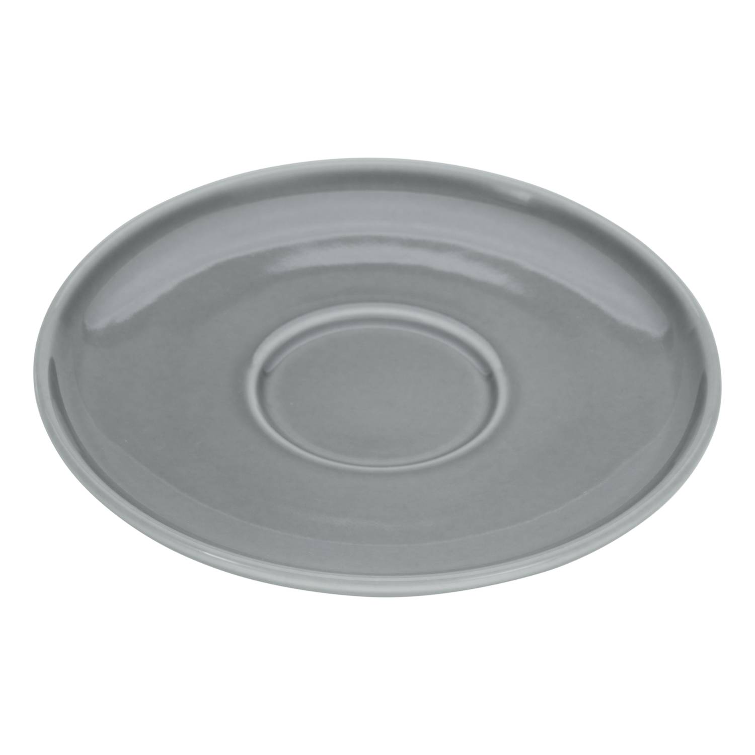 CreaTable 16734 Kaffeeservice Chef Collection für 6 Personen, Porzellan, grau (1 Set, 18-teilig)