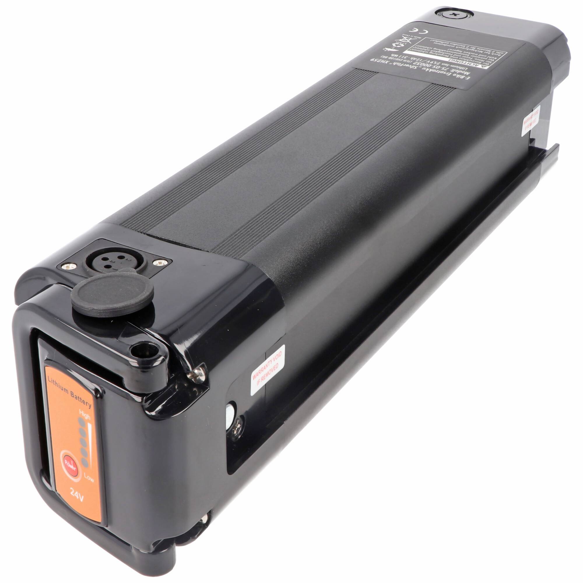 Phylion XH259-10J Akku für e-bike 24 Volt 12Ah Schwarz