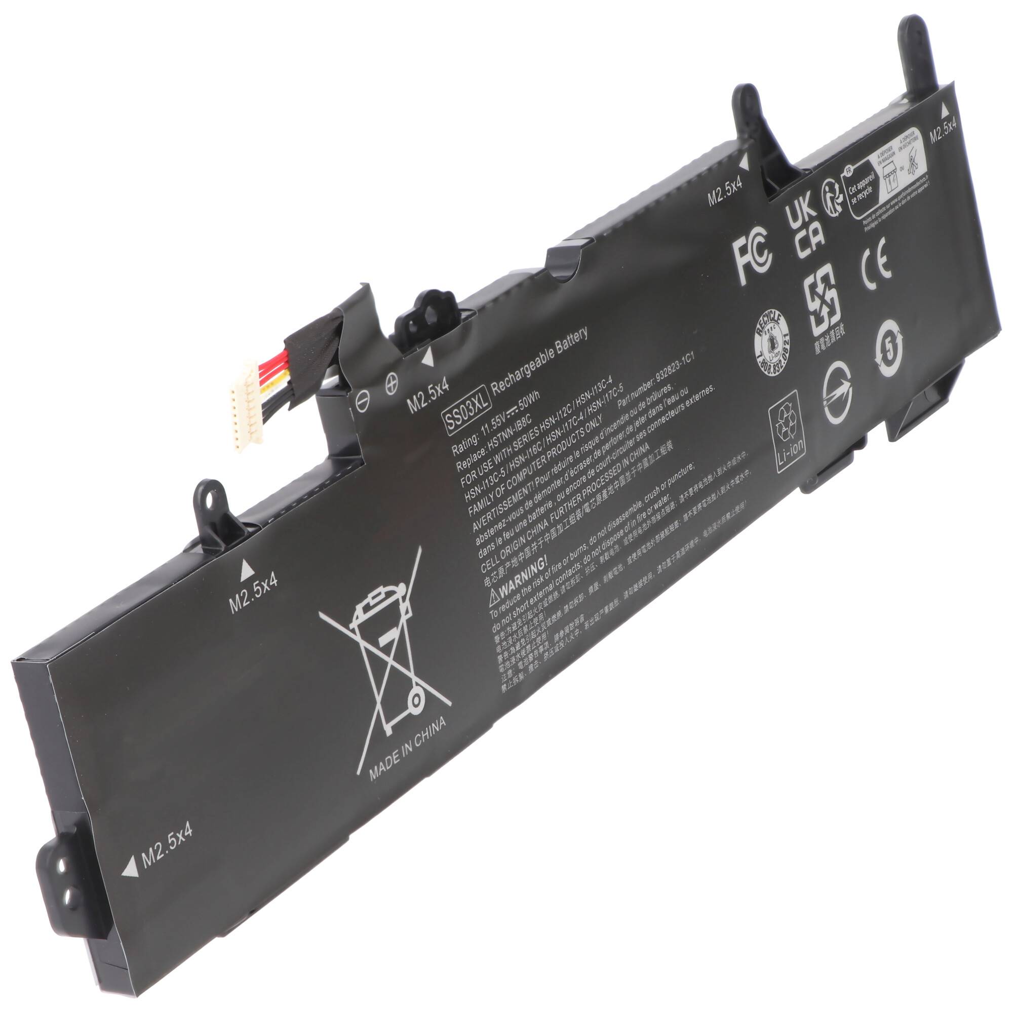 Akku passend für HP Elitebook 745 G5, 745 G6, 840 G5, SS03XL, 11,55V, 4250mAh