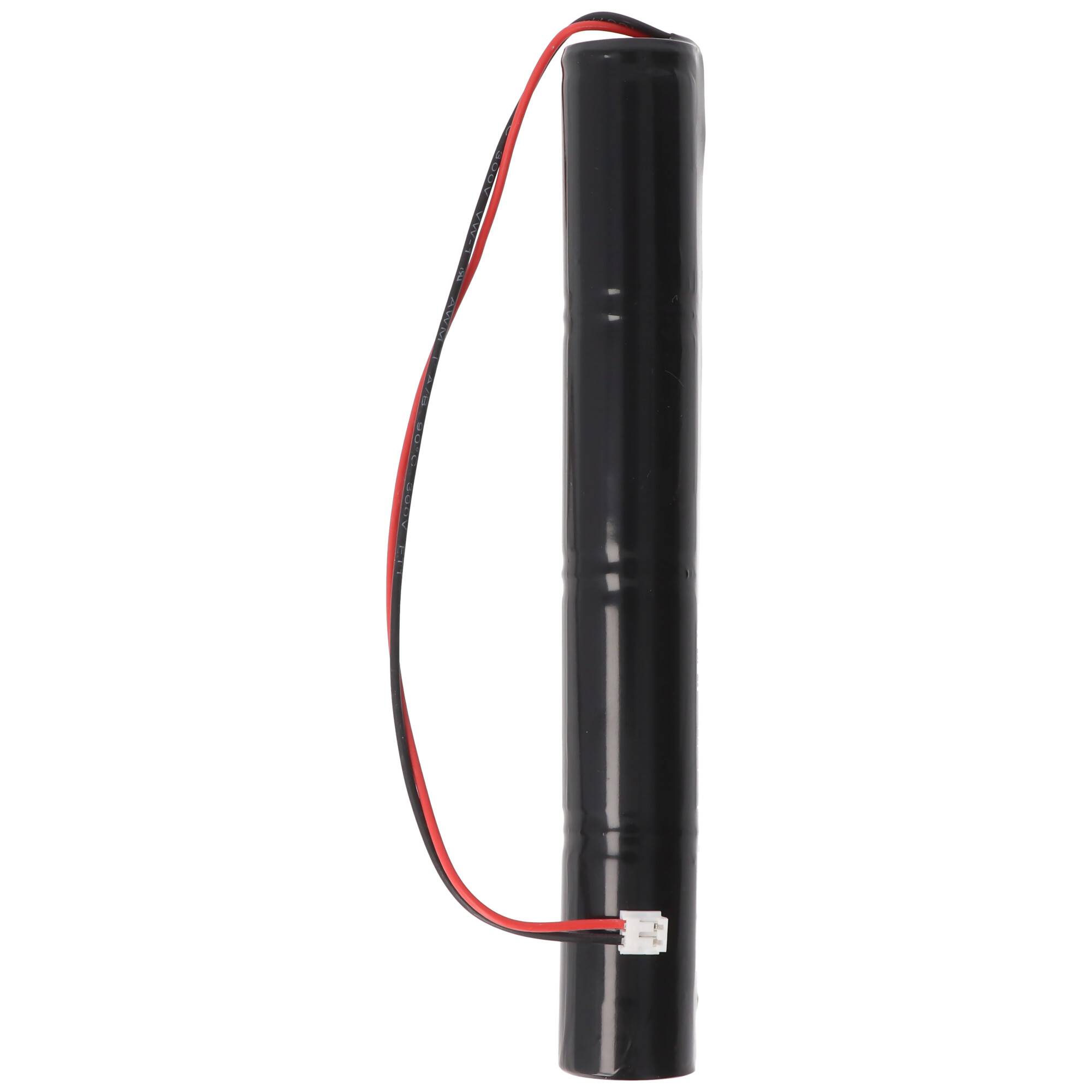 Notleuchtenakku NiCd 4,8V 1800mAh L1x4 Sub-C mit 200mm Kabel einseitig ersetzt Elubat 275606