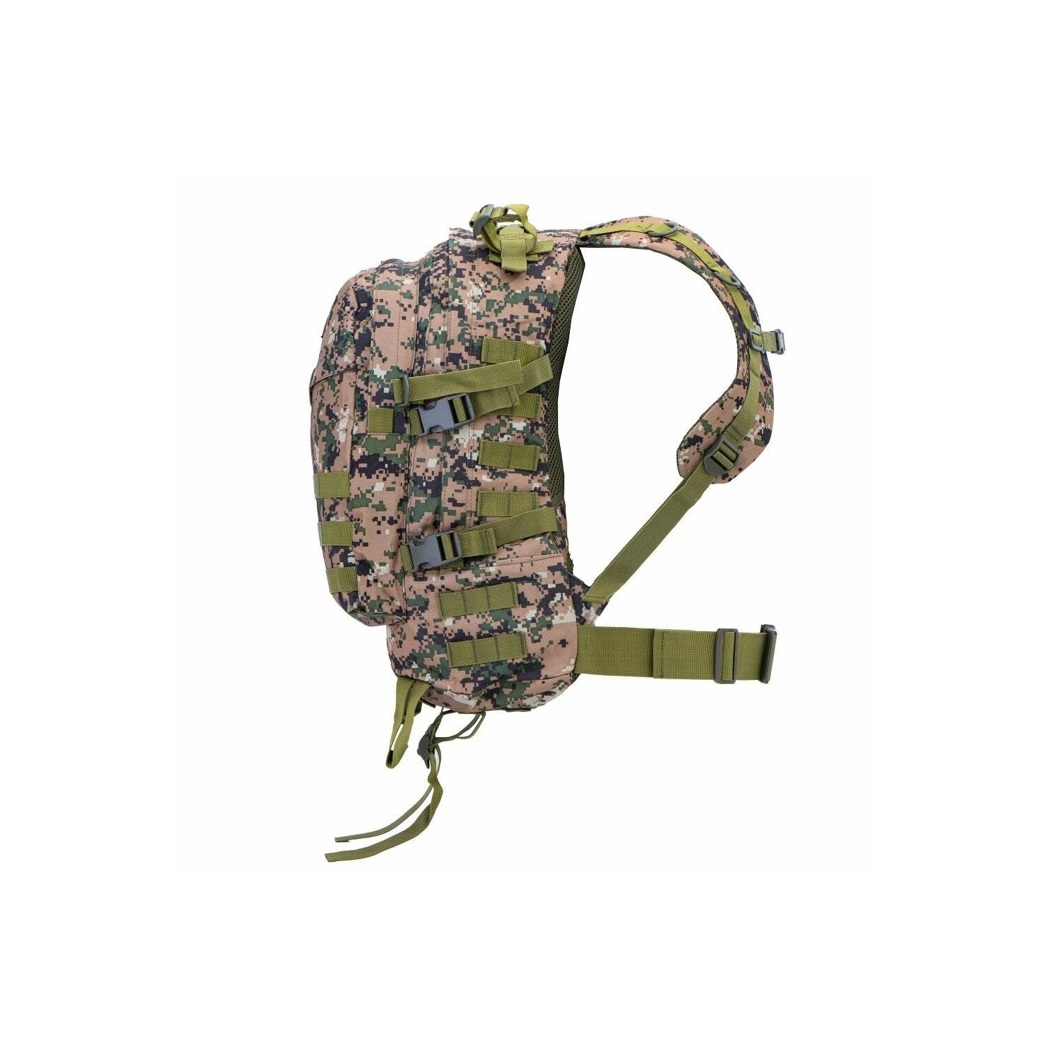 FORCELL Ranger Tactical Rucksack LYNX 30 Liter Camping Rucksack Wander Tasche Camouflage Wald