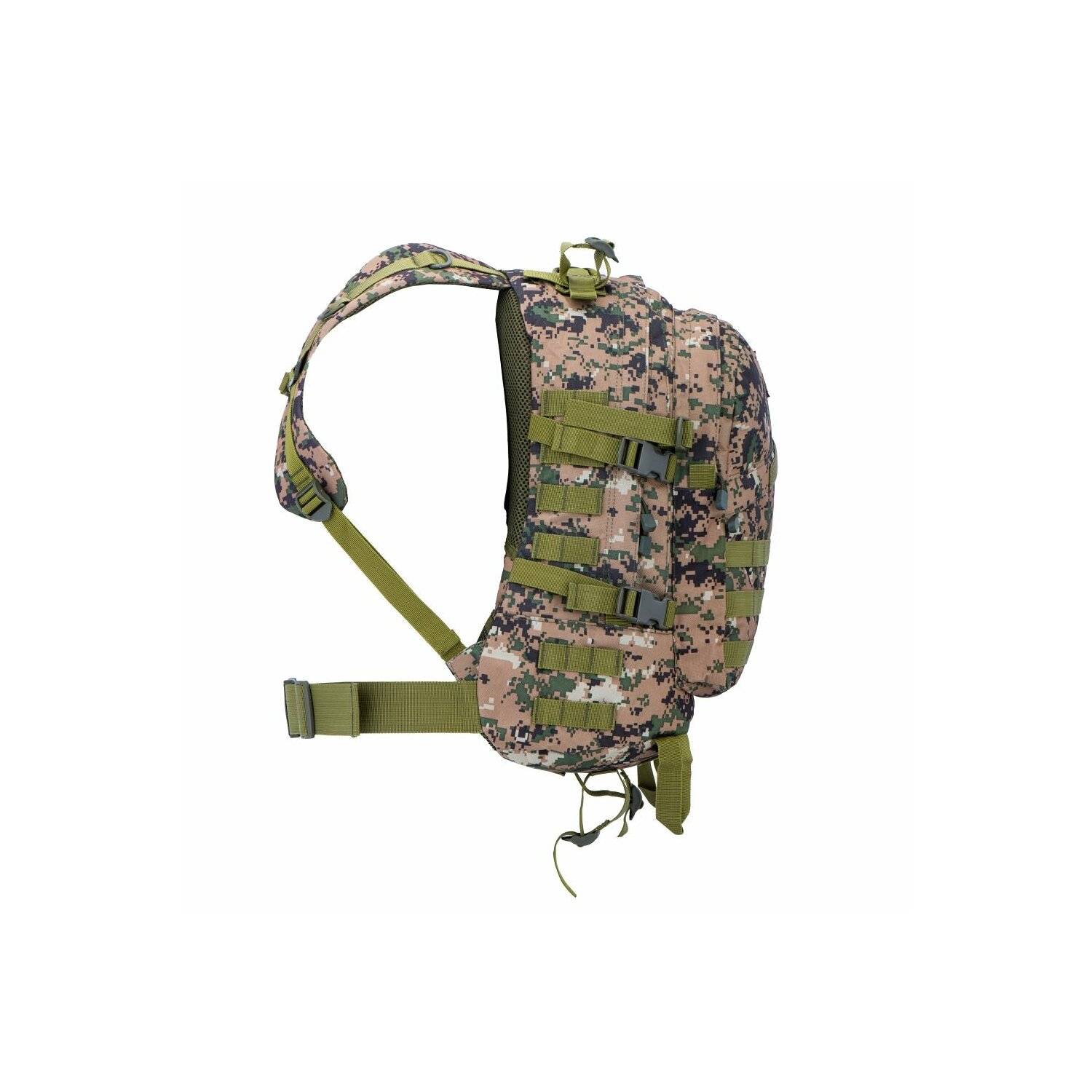 FORCELL Ranger Tactical Rucksack LYNX 30 Liter Camping Rucksack Wander Tasche Camouflage Wald