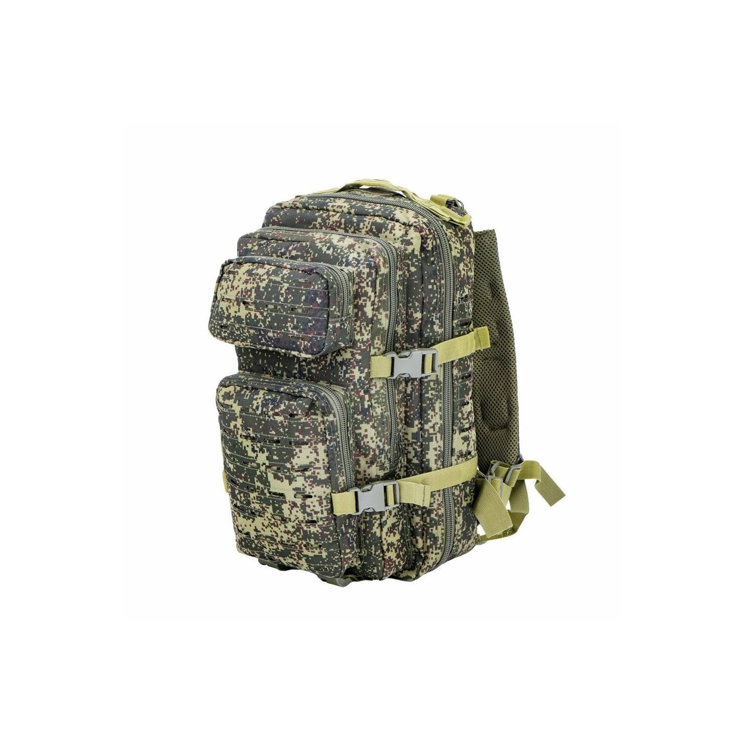 FORCELL Ranger Tactical Rucksack FALCON Laser Cut 30 Liter Camping Rucksack Wander Tasche Camouflage Wald