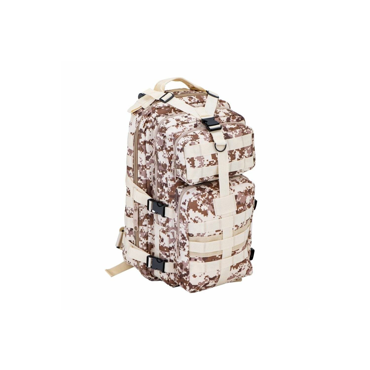 FORCELL Ranger Tactical Backpack SHARK 35 Liter Camping Rucksack Wander Tasche Camouflage Wüste