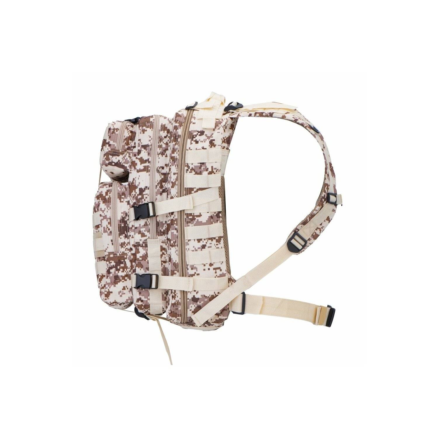 FORCELL Ranger Tactical Backpack SHARK 35 Liter Camping Rucksack Wander Tasche Camouflage Wüste