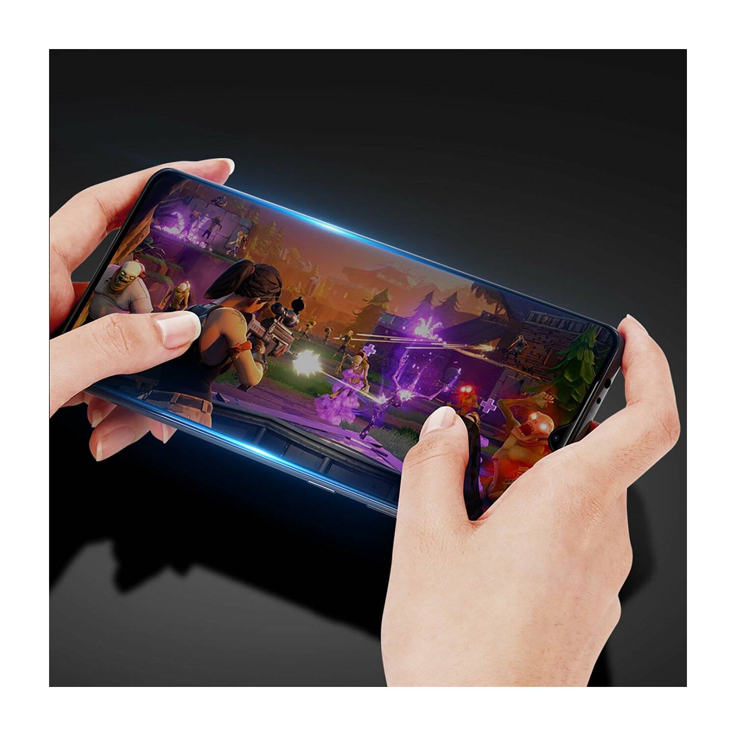 5D Schutz Glas kompatibel mit Nokia G21 / G11 Curved Folie Vollständig Klebend und Abdeckung