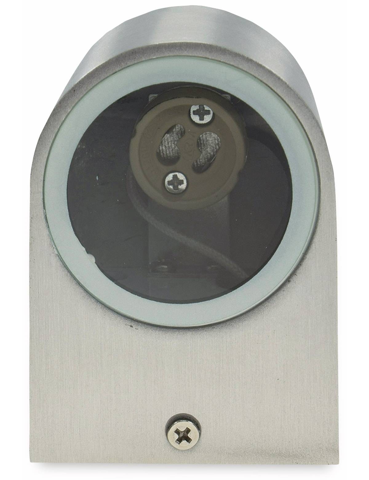 CHILITEC Wandleuchte CTW-1, IP44, GU10, Edelstahl